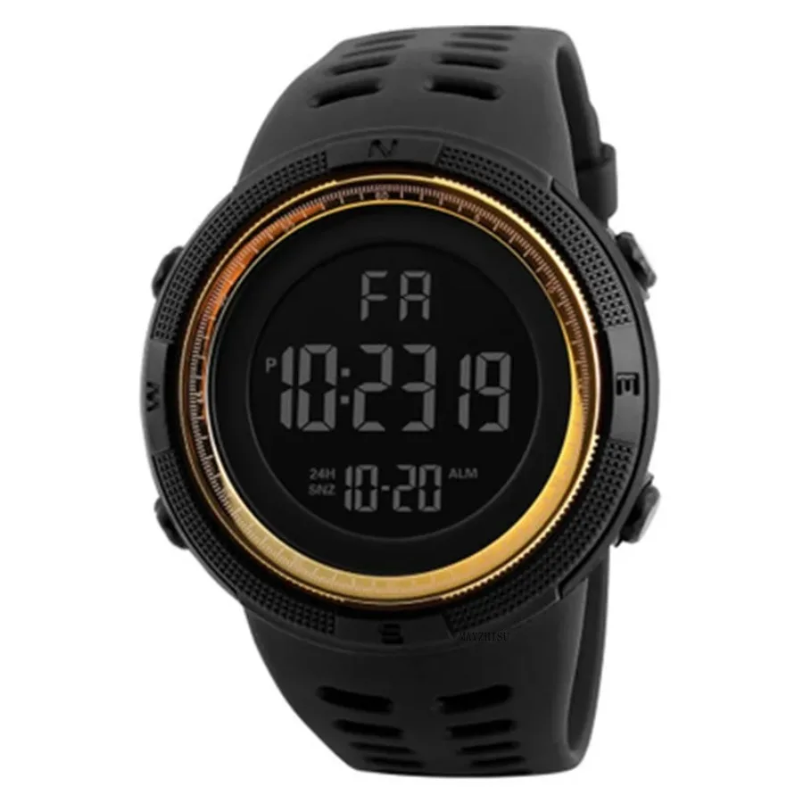 Men's Sports Watches Military Electronic Watch Outdoor Multifunction LED Digital Wristwatch Clock for Man Kids Boy Student Teen