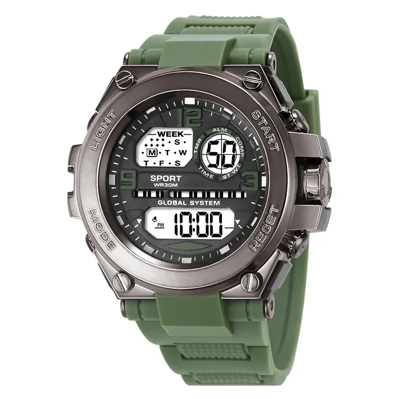Sports Watch for Men Students Multifunction Luminous Alarm Clock Waterproof Men's LED Digital Watch Sport Electronic Wristwatch