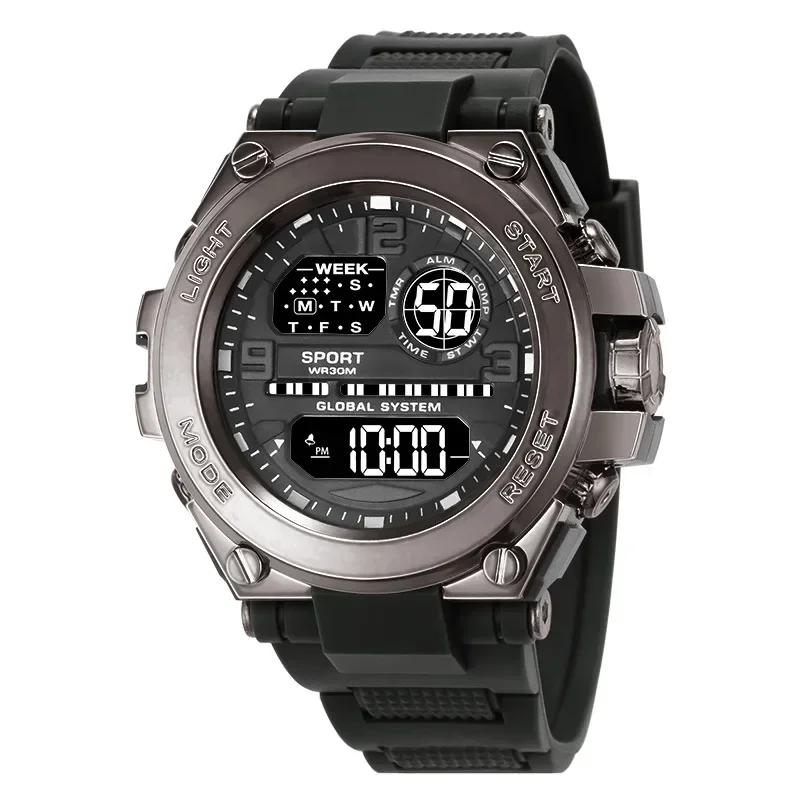 Sports Watch for Men Students Multifunction Luminous Alarm Clock Waterproof Men's LED Digital Watch Sport Electronic Wristwatch