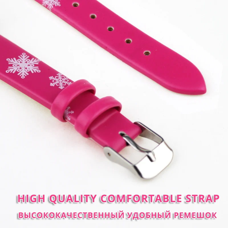 Ladies' Fashion Cartoon Frozen Elsa Princess Student Watch Quartz Watch Children's Girls Beautiful Watch Holiday Gift