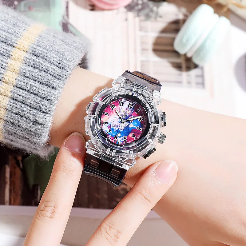 Fashion Luminous Children's Watch Cartoon Sports Kids Quartz Watches Silicone Strap Simple Casual Boys Girls Clock Gift Reloj