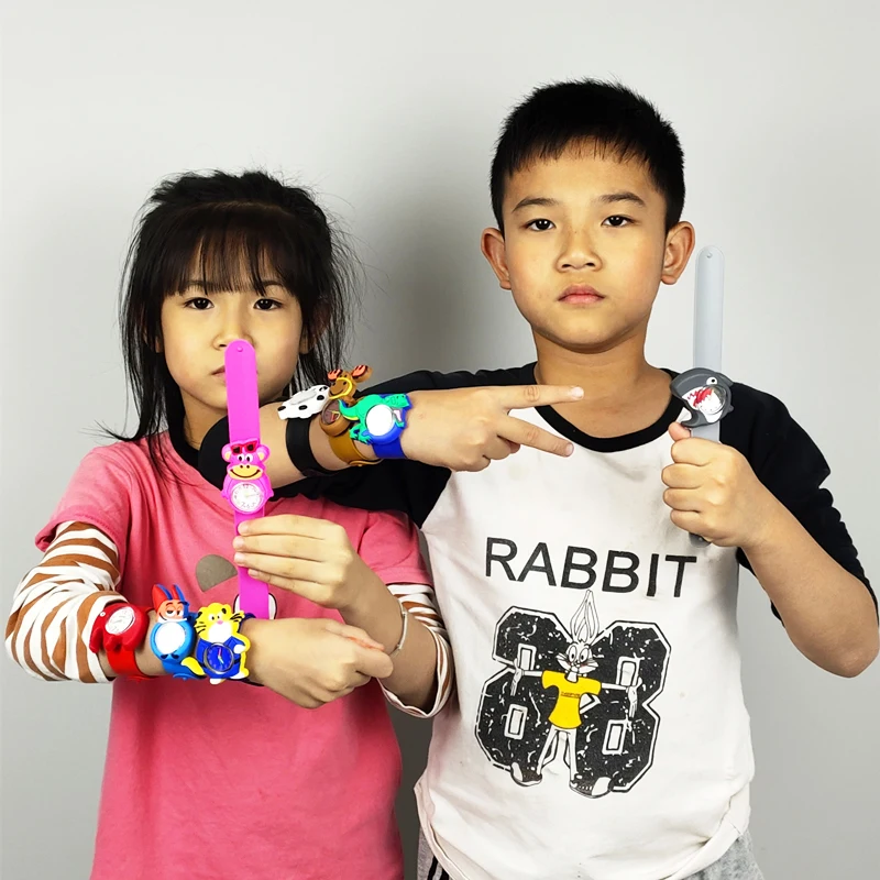 Kindergarten Party Event Gifts 1-15 Years Old Children Watches Baby Learn Time Toy Cartoon Kids Watches for Girls Boys Students
