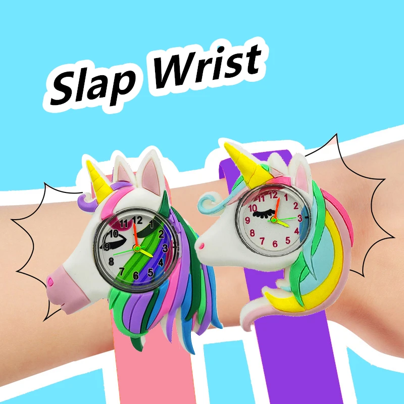 Kindergarten Party Event Gifts 1-15 Years Old Children Watches Baby Learn Time Toy Cartoon Kids Watches for Girls Boys Students