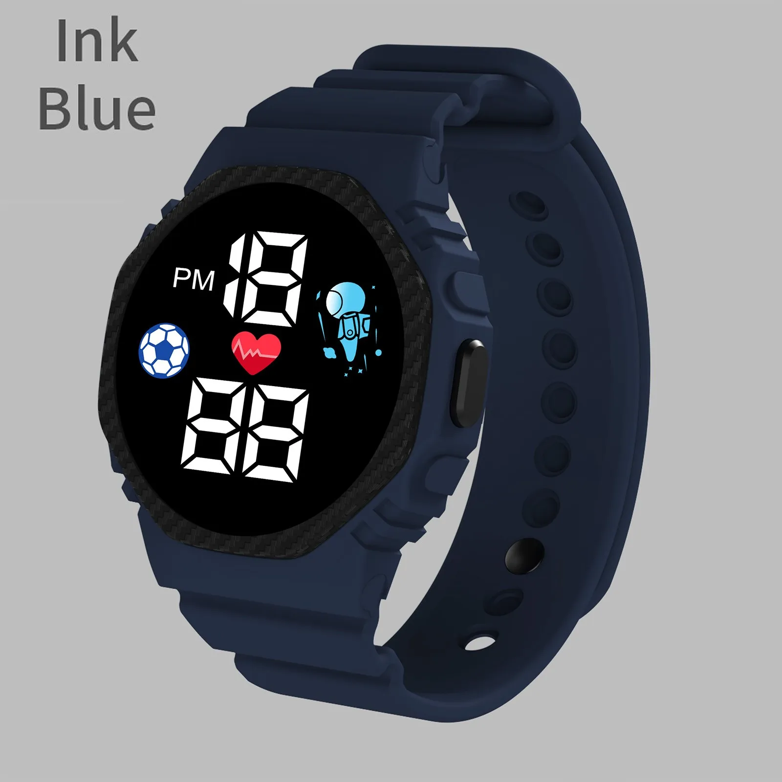 Multi-color Smart Watch For Kids Boy Girl Fashion Sports Bracelet LED Digital Wrist Watches Children's Smartwatch Waterproof