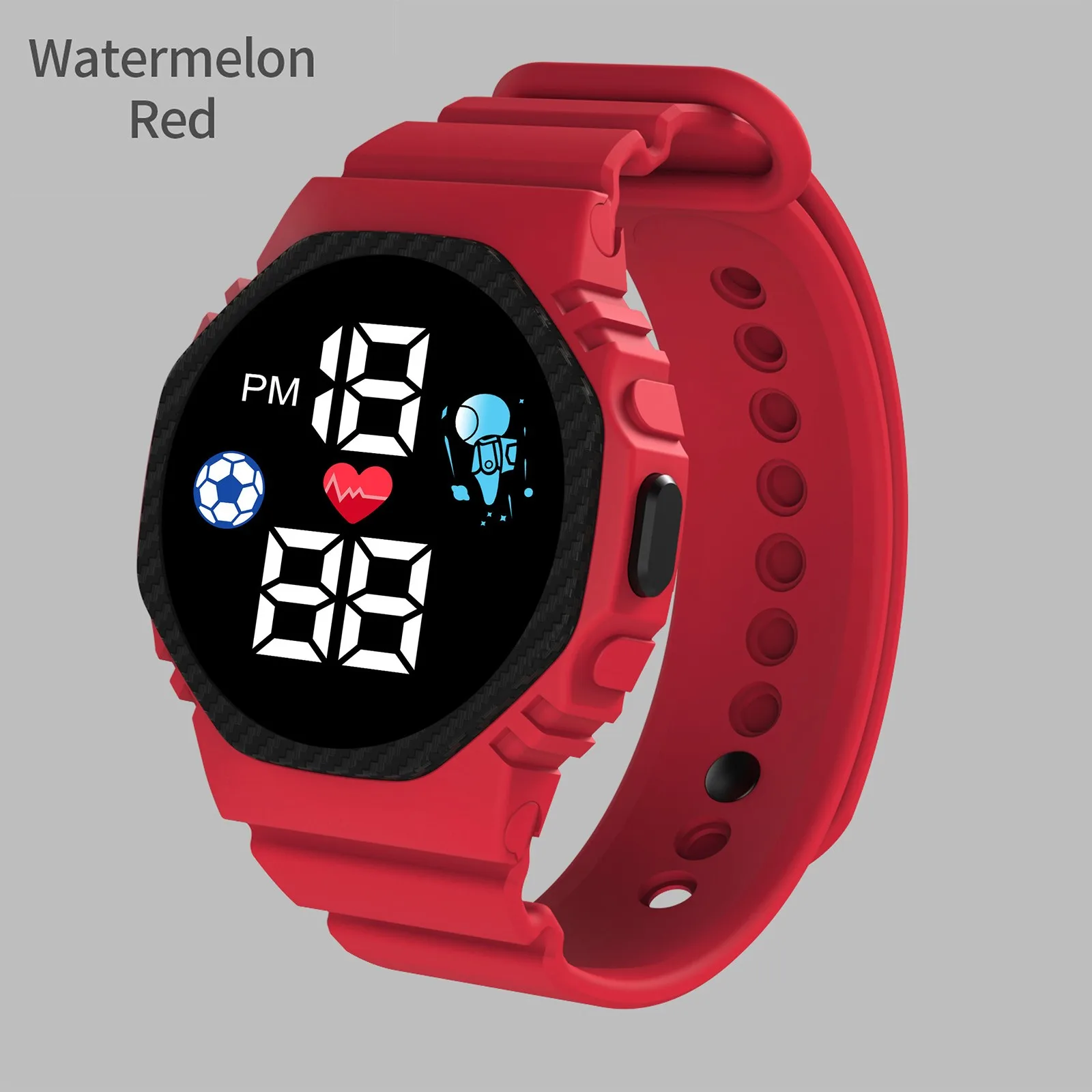 Multi-color Smart Watch For Kids Boy Girl Fashion Sports Bracelet LED Digital Wrist Watches Children's Smartwatch Waterproof