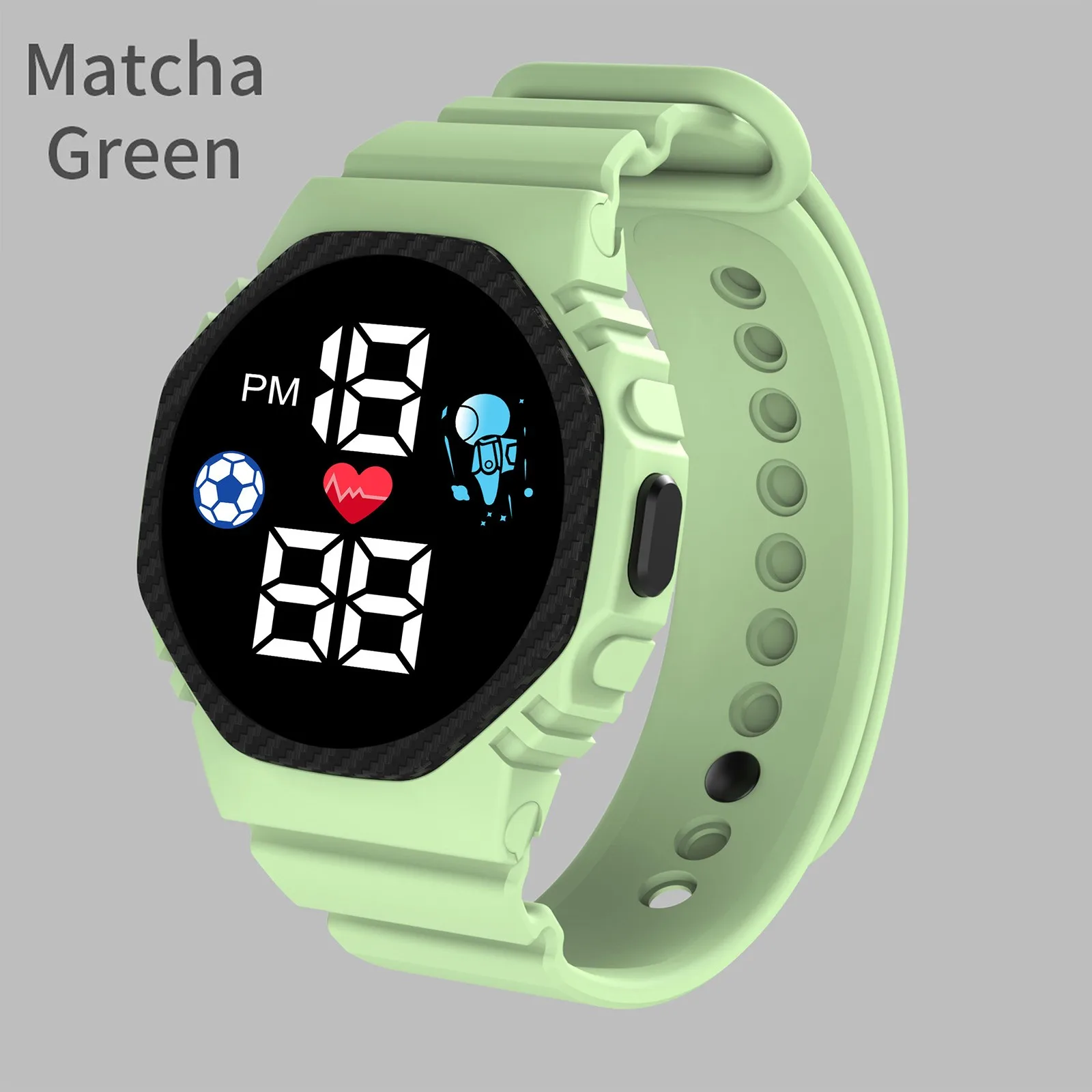Multi-color Smart Watch For Kids Boy Girl Fashion Sports Bracelet LED Digital Wrist Watches Children's Smartwatch Waterproof