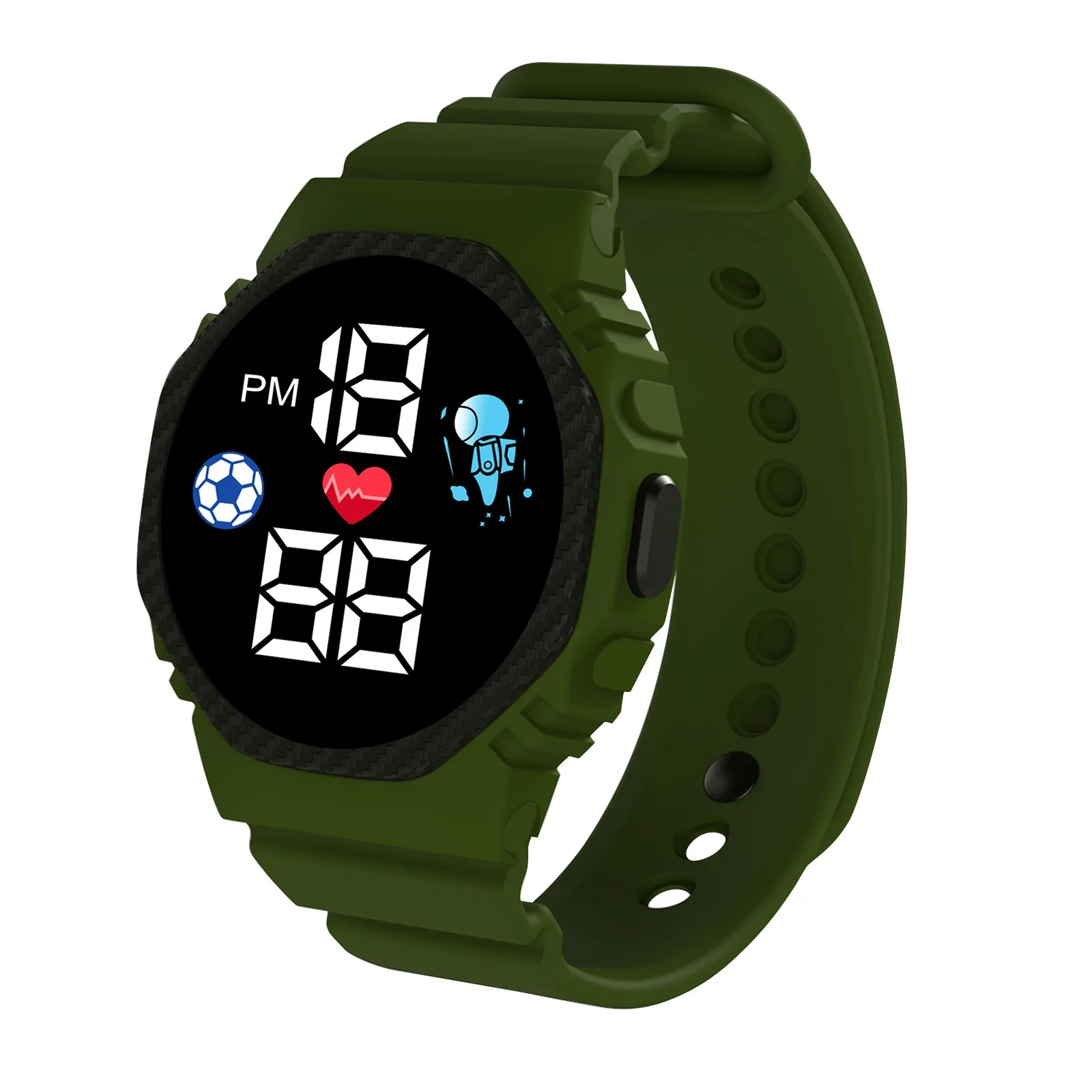 Multi-color Smart Watch For Kids Boy Girl Fashion Sports Bracelet LED Digital Wrist Watches Children's Smartwatch Waterproof