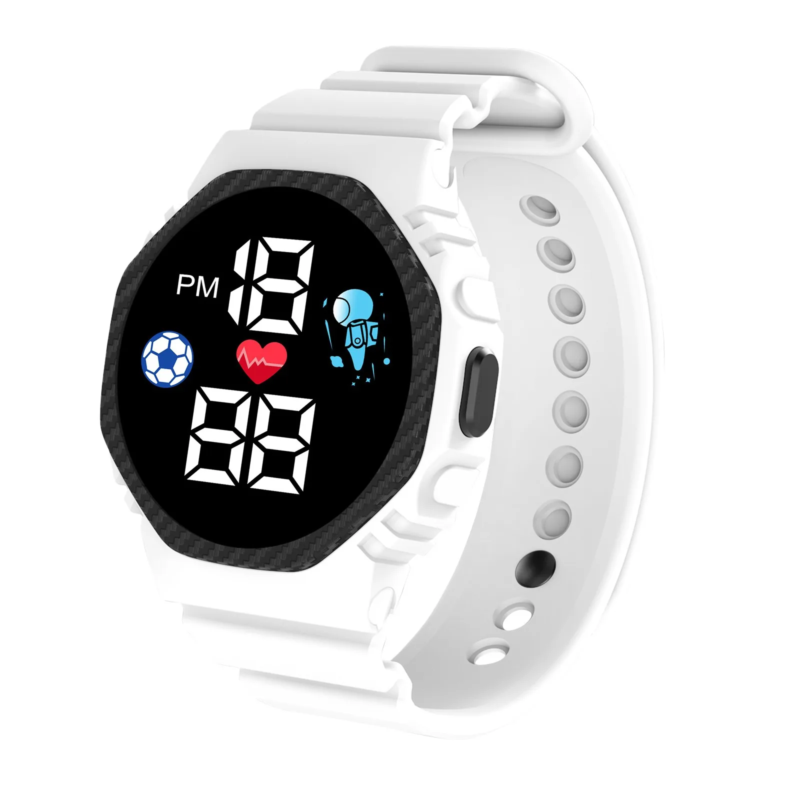 Multi-color Smart Watch For Kids Boy Girl Fashion Sports Bracelet LED Digital Wrist Watches Children's Smartwatch Waterproof