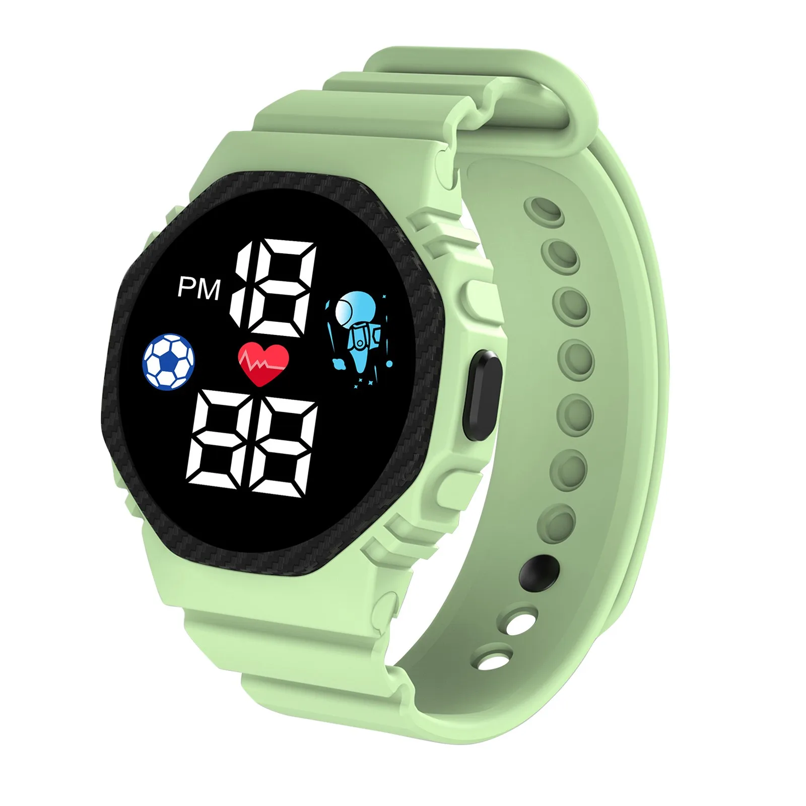 Multi-color Smart Watch For Kids Boy Girl Fashion Sports Bracelet LED Digital Wrist Watches Children's Smartwatch Waterproof