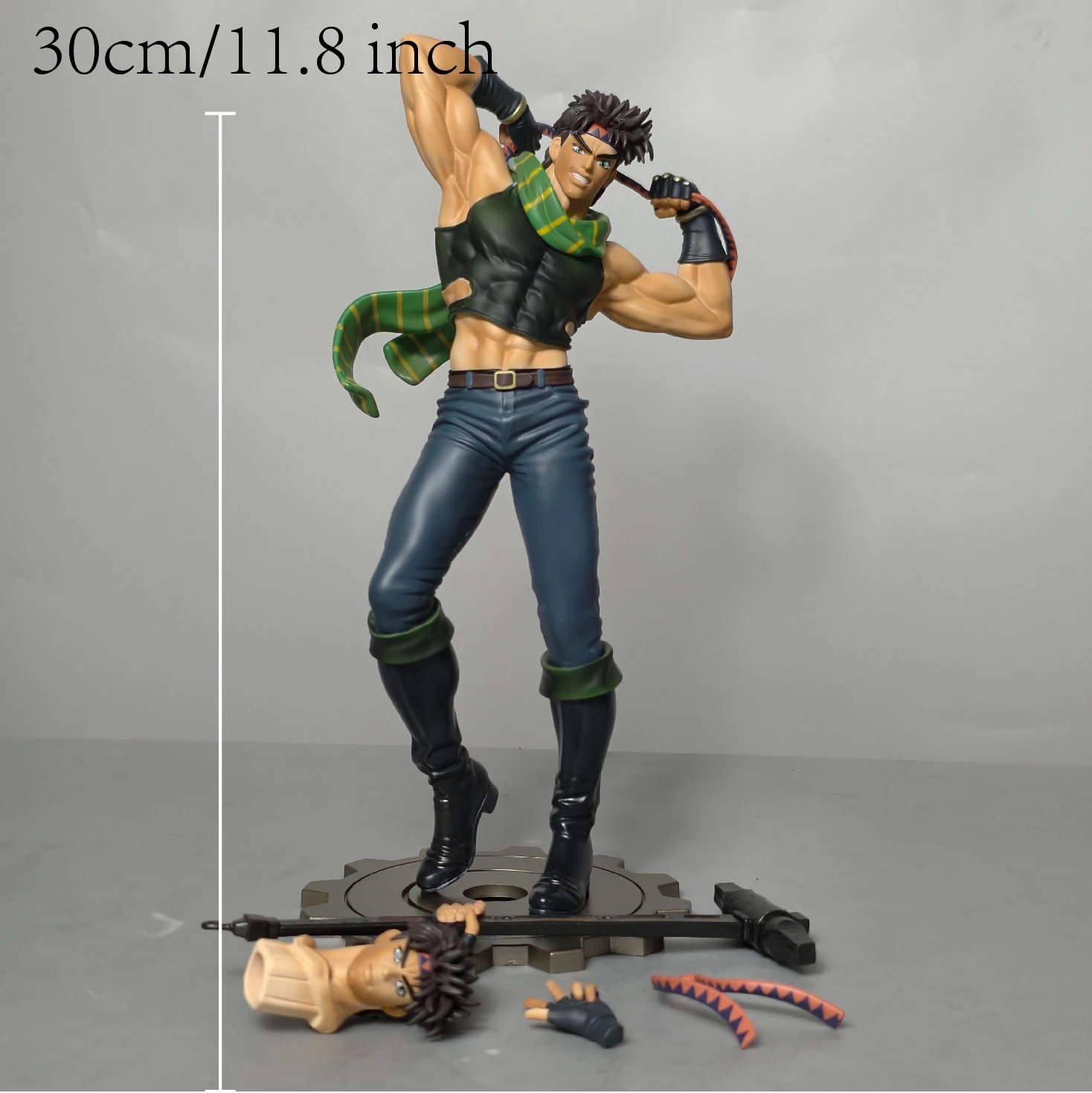 30cm 11.8 inch Anime Josef Joestar Figures Pvc Statue Desktop Ornamen Collection Statue Model Decoration Room Desk Toys Gifts