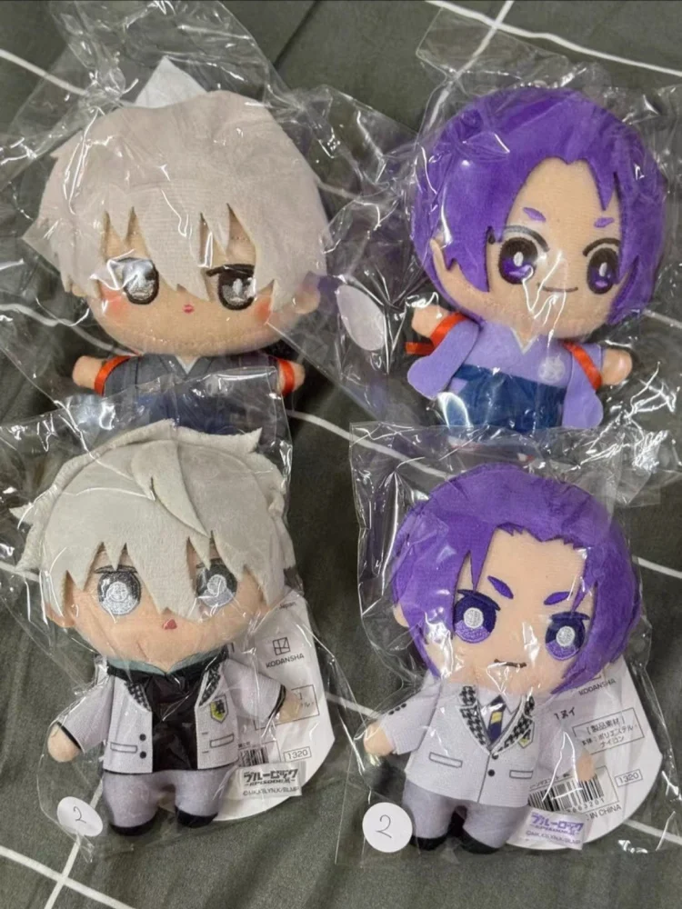 Bandai In Stock Blue Lock Episode Nagi Plush Doll Keychain 12cm Nagi Seishiro Mikage Reo Anime Carry Decor Pendant