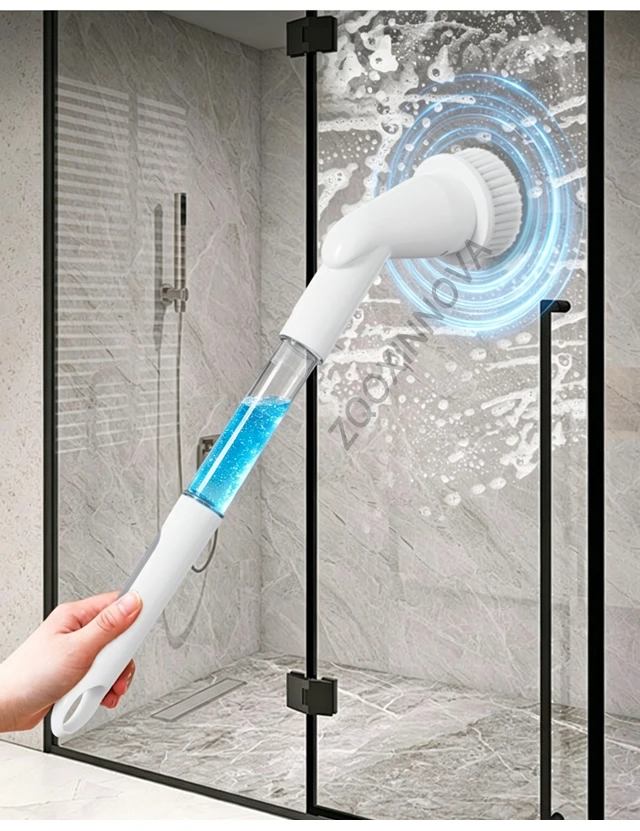 Household CordLess Electric Cleaning Brush Kitchen Gadgets Hair Brushes Bathroom Broom Toilet Mops Multifunctional Spin Scrubber