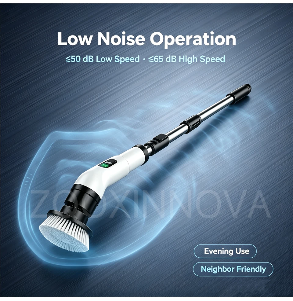 Household CordLess Electric Cleaning Brush Kitchen Gadgets Hair Brushes Bathroom Broom Toilet Mops Multifunctional Spin Scrubber