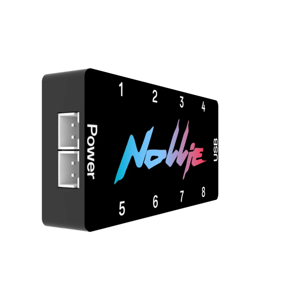 Nollie SignalRGB OpenRGB Universal 5V 3PIN ARGB Asynchronous Controller for Extended Motherboard Interface 8/16 Way ARGB Fan Hub