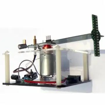 New DIY Spherical Rotating LED Kit POV Soldering Training Kit Upgraded Version