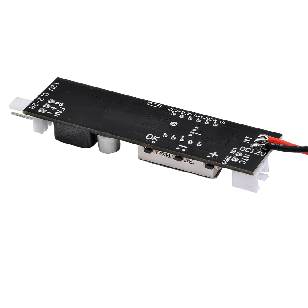 12V 2A DC PWM 2-3 Wire Fan Temperature Control Speed Controller Driver Module for Chassis Computer Noise Reduction Module