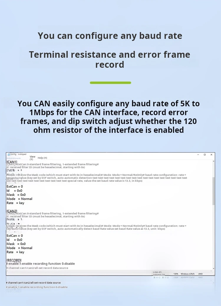 CAN Bus Datalogger CANrecorder CANalyst-II CAN Bus Adapter CAN-Bus Professional Tools For CANOpen DeviceNet