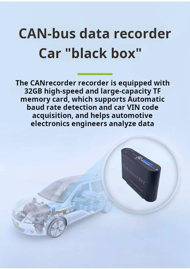 CAN Bus Datalogger CANrecorder CANalyst-II CAN Bus Adapter CAN-Bus Professional Tools For CANOpen DeviceNet