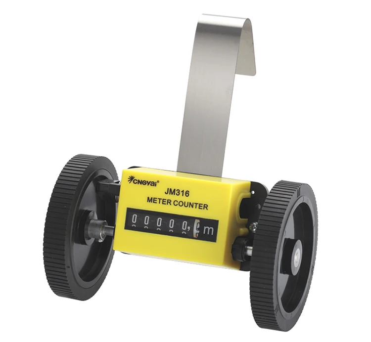 JM316 Mechanical Length measuring Textile Fabric Yarn Wheel Meter Counter Counters