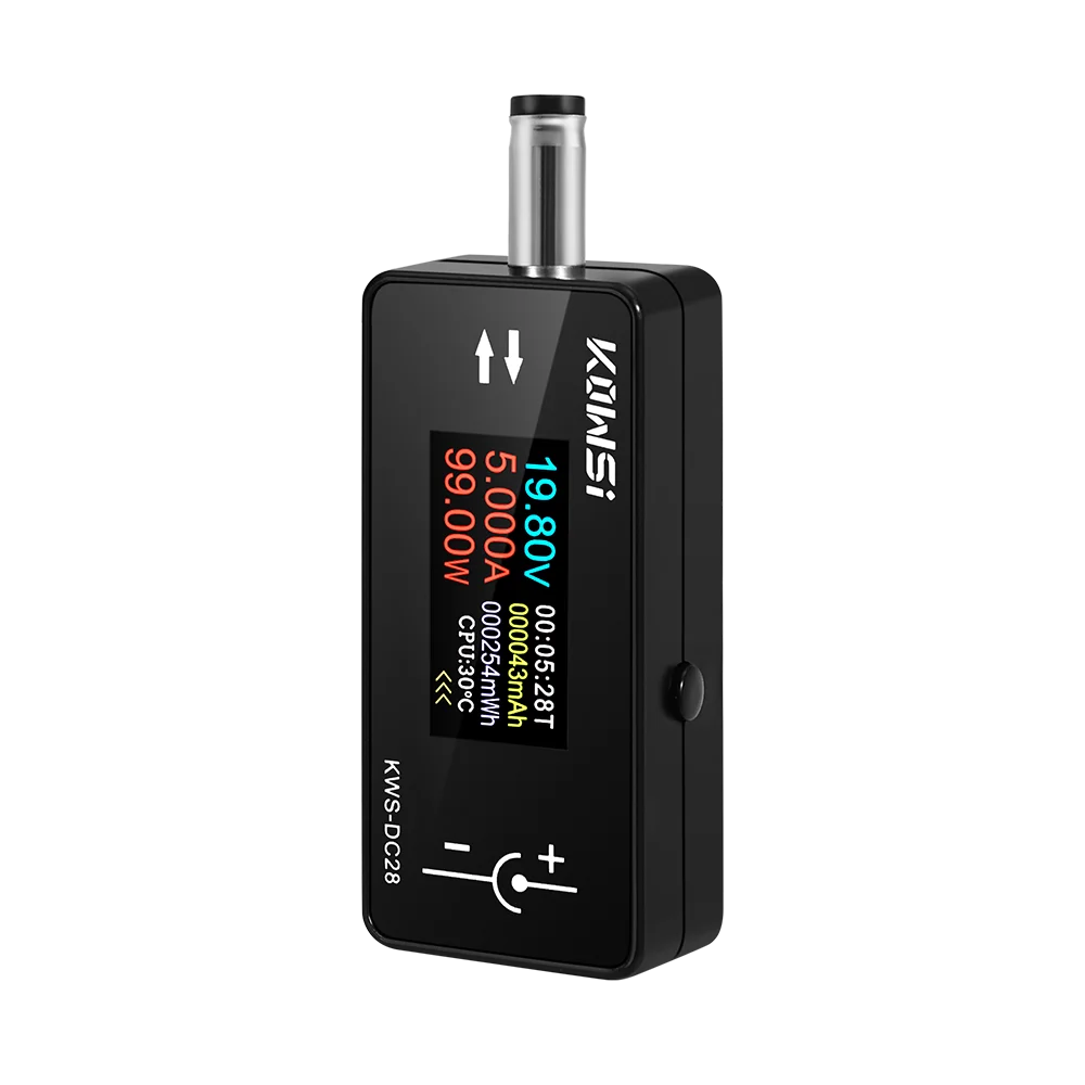 KWS-DC28 0,96 Zoll TFT HD Digitalanzeige DC Spannung Amperemeter Leistungsmesser Handy Ladetester Detektor Elektriker Werkzeug