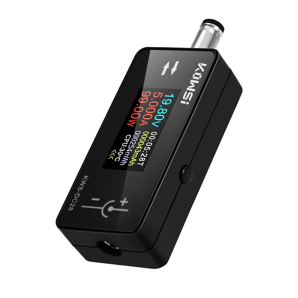 KWS-DC28 0,96 Zoll TFT HD Digitalanzeige DC Spannung Amperemeter Leistungsmesser Handy Ladetester Detektor Elektriker Werkzeug