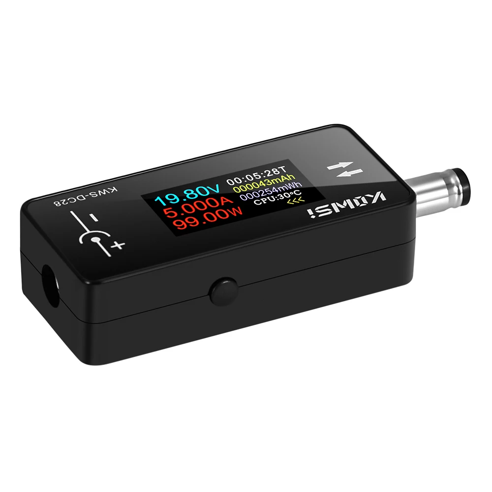 KWS-DC28 0,96 Zoll TFT HD Digitalanzeige DC Spannung Amperemeter Leistungsmesser Handy Ladetester Detektor Elektriker Werkzeug