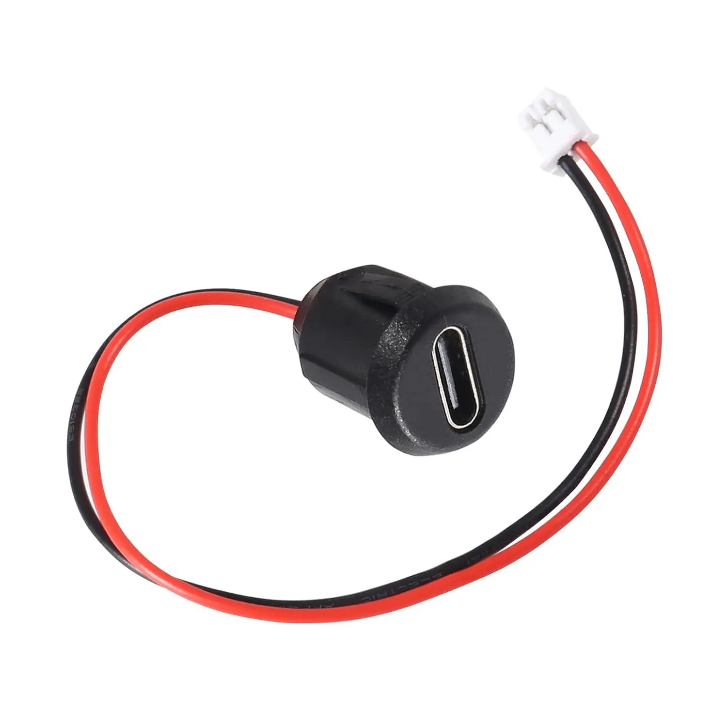 15pcs Type-C Male Chassis 2P Direct Crimp Data Connector Jack Waterproof High Current USB-C Charger Plug