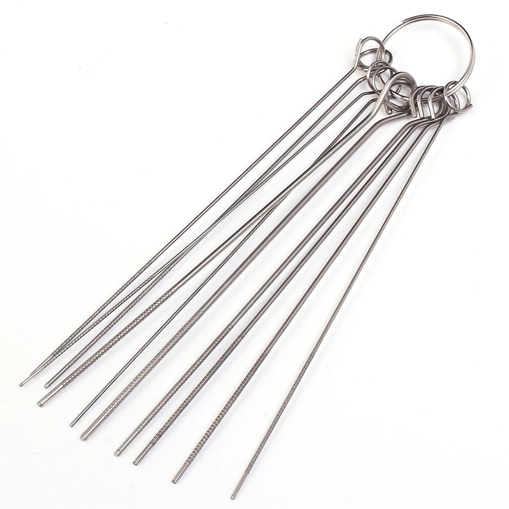 10 Kinds Stainless Steel Needle Set PCB Electronic Circuit Through Hole Needle Desoldering Welding Repair Tool 80mm 0.7-1.3mm