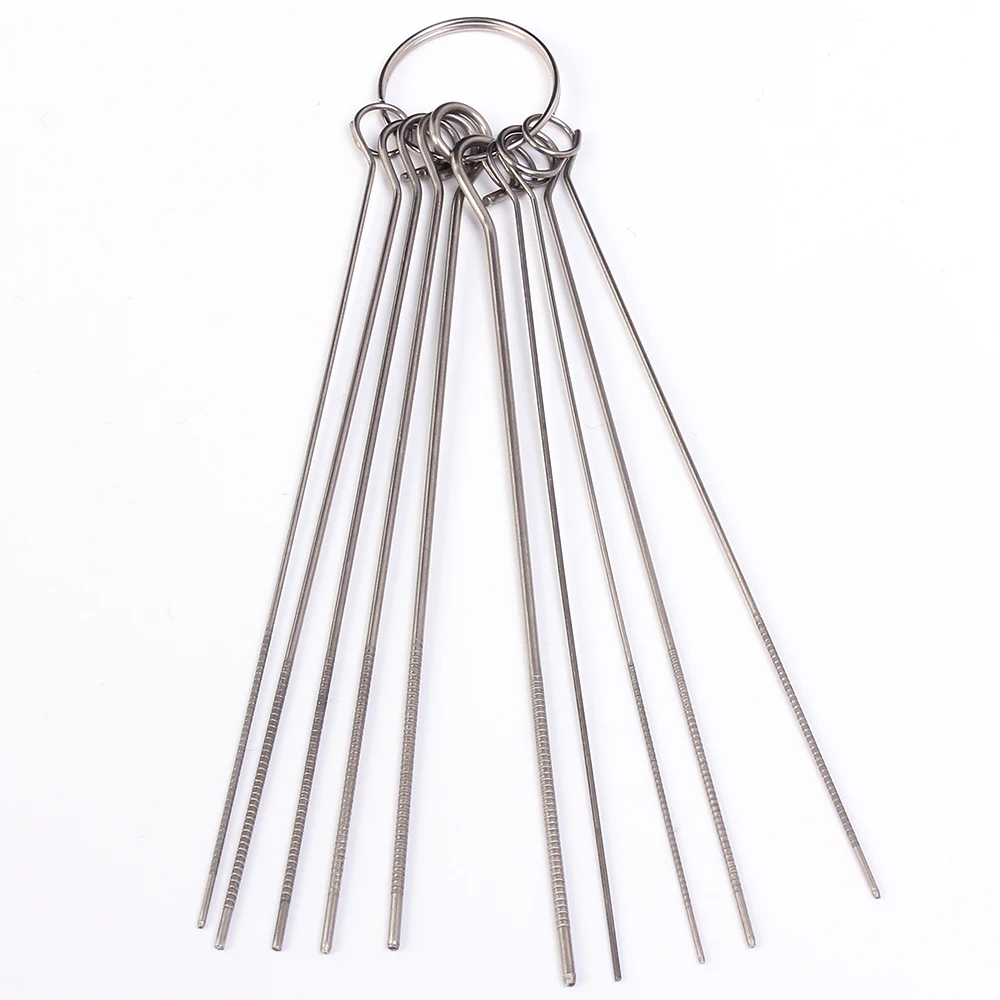 10 Kinds Stainless Steel Needle Set PCB Electronic Circuit Through Hole Needle Desoldering Welding Repair Tool 80mm 0.7-1.3mm