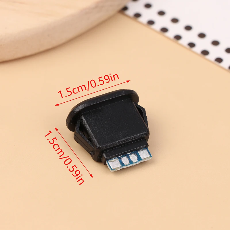 USB Waterproof Connector Type-C Tail Plug Interface Connector 5A 20V High Current Fast Charging Jack Port USB-C Charger Plug
