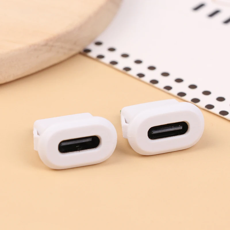 USB Waterproof Connector Type-C Tail Plug Interface Connector 5A 20V High Current Fast Charging Jack Port USB-C Charger Plug