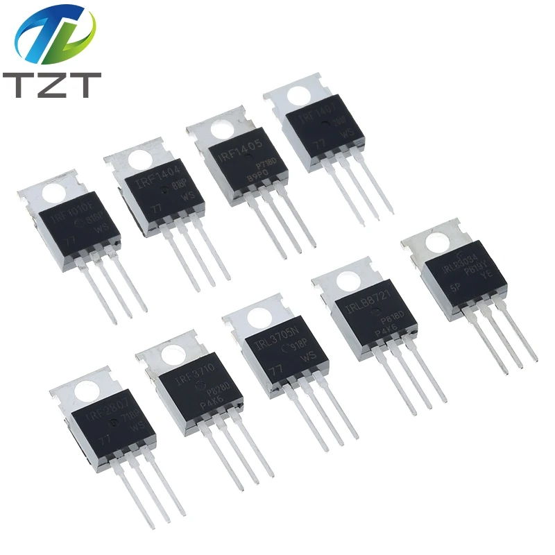 TZT IRF1010 IRF1404 IRF1405 IRF1407 IRF2807 IRF3710 IRFL3705 IRLB8721 IRLB3034
