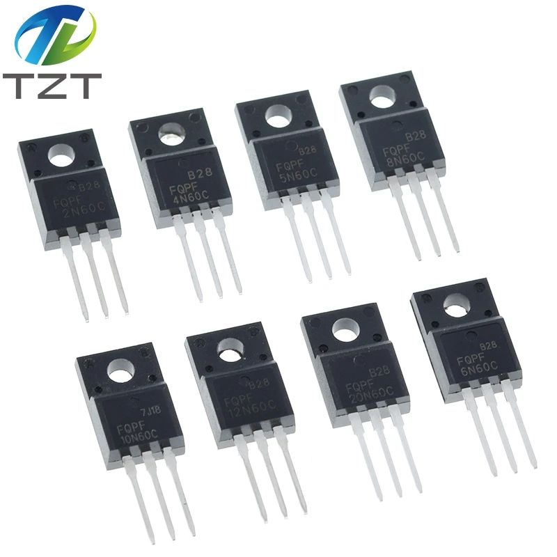 10pcs FQPF2N60C FQPF4N60C FQPF5N60C FQPF12N60C FQPF6N60C FQPF8N60C FQPF10N60C FQPF20N60C