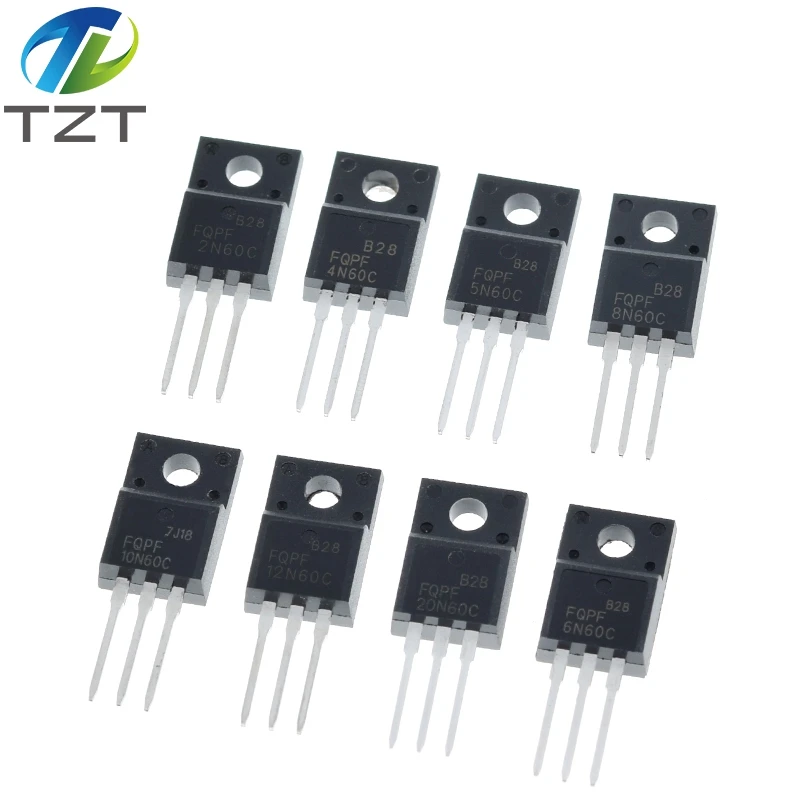 10pcs FQPF2N60C FQPF4N60C FQPF5N60C FQPF12N60C FQPF6N60C FQPF8N60C FQPF10N60C FQPF20N60C