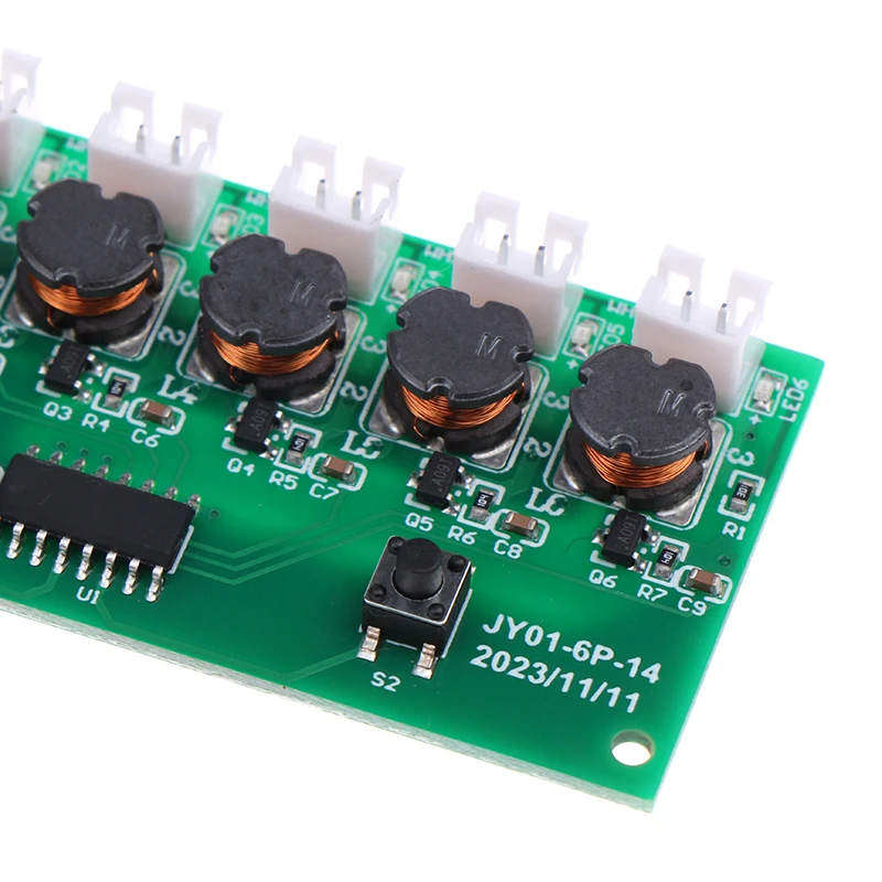 1Set Humidifier Module DIY Kit Nebulizing Control Board Ultrasonic Nebulizer Mist Driver Circuit Board Type-C Interface 6 Nozzle