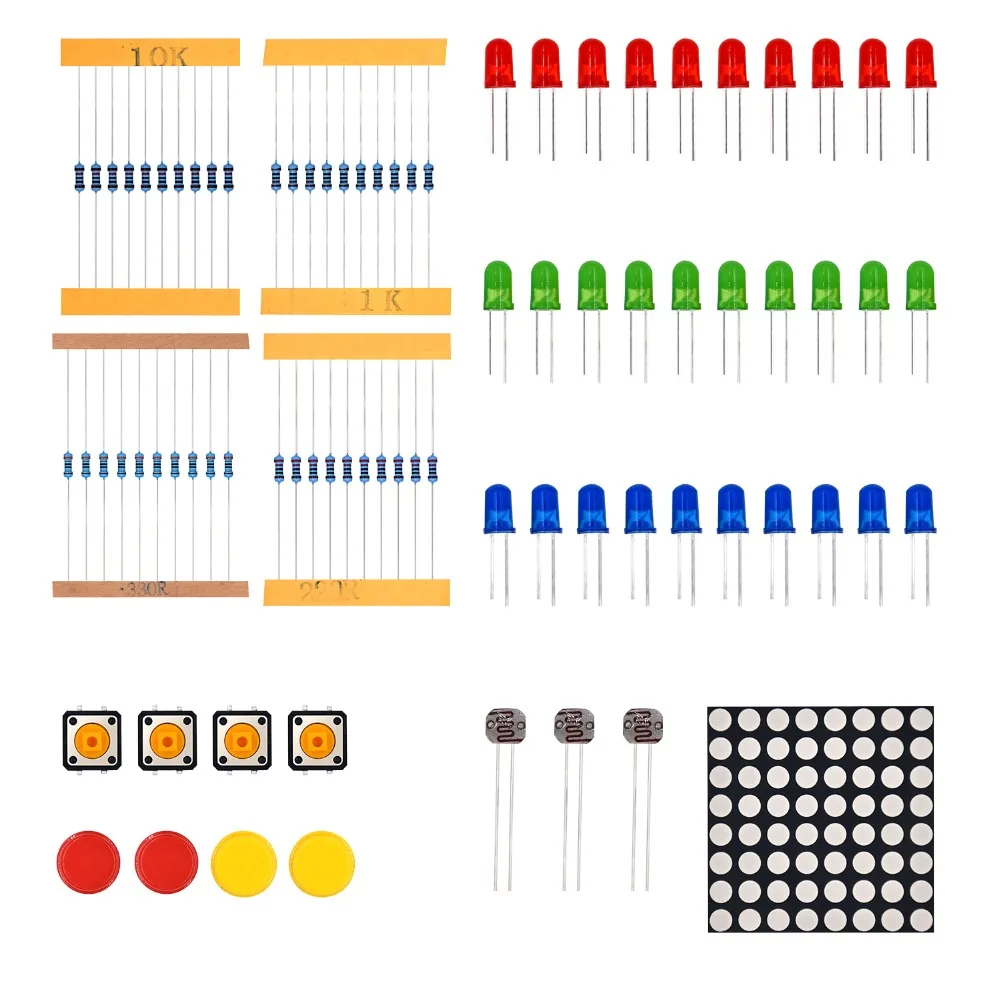 The Most Complete Starter Kit for Arduino R3 with Tutorial /1602 LCD /R3 board/Resistor