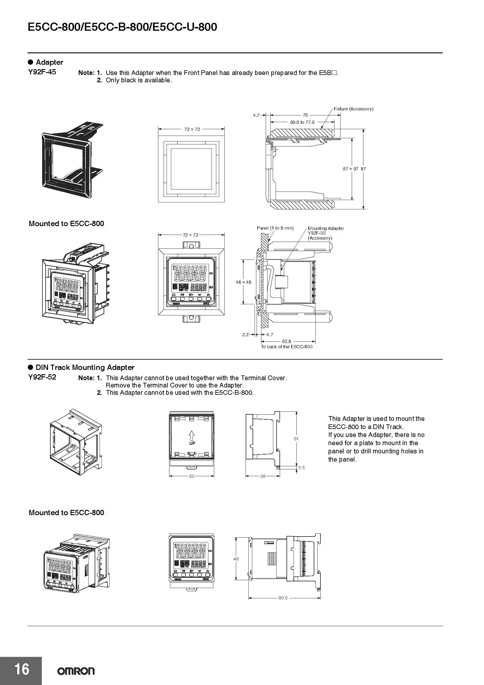New OMRON Temperature Controller E5CC-RX2ASM-000 E5CC-RX2ASM-006 E5CC-RX2ASM-800 E5CC-RX2ASM-801/802 E5CC-RX2ASM-850/880