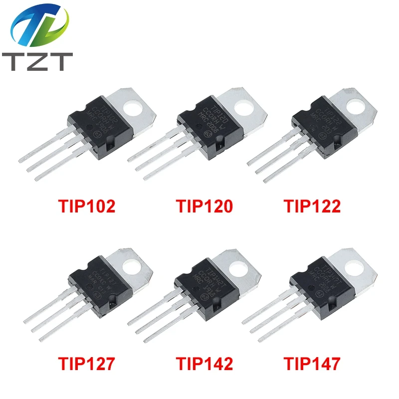 10pcs Tip102 Tip120 Tip122 Tip127 Tip142 Tip147 Tip142t Tip147t For diy