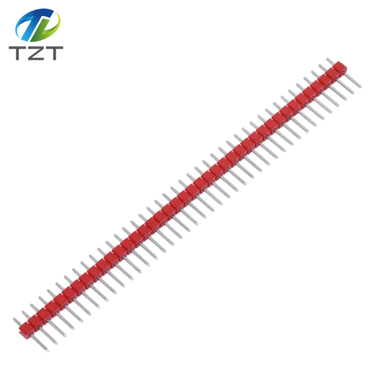 40Pin 1x40P 2.54MM Male Breakable Pin Header Strip 2.54 Long Blue Red White Green Yellow Connector 5 Colors kit