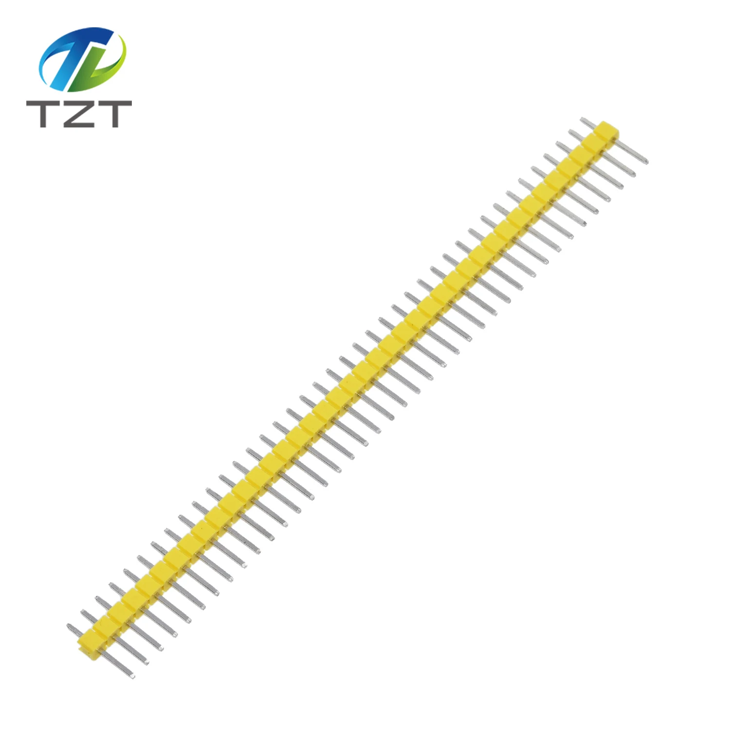 40Pin 1x40P 2.54MM Male Breakable Pin Header Strip 2.54 Long Blue Red White Green Yellow Connector 5 Colors kit