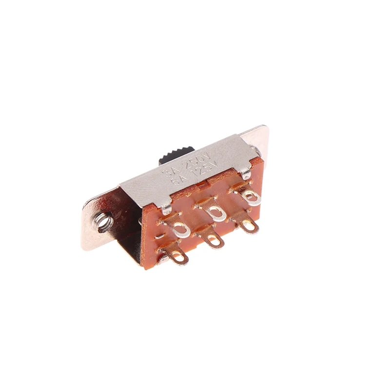 10Pcs 6P SS23F19 Solder Pin 2 Position Slide Switch High Current Car Refrigerator Vacuum Cleaner Electric Vehicle Switch