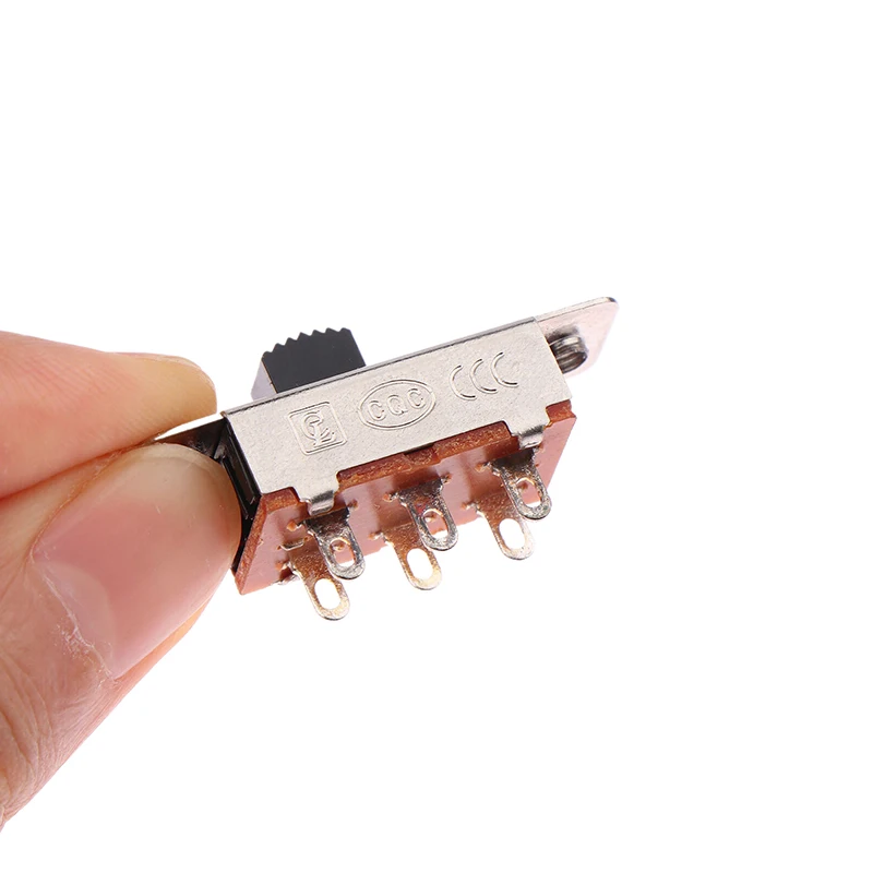 10Pcs 6P SS23F19 Solder Pin 2 Position Slide Switch High Current Car Refrigerator Vacuum Cleaner Electric Vehicle Switch