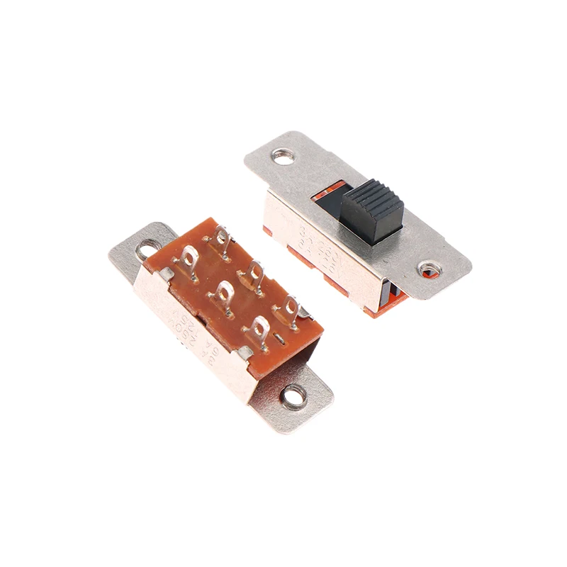 10Pcs 6P SS23F19 Solder Pin 2 Position Slide Switch High Current Car Refrigerator Vacuum Cleaner Electric Vehicle Switch