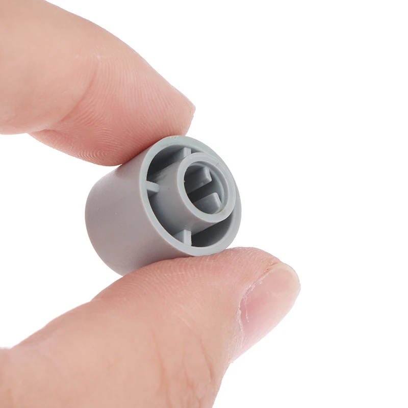 5Pcs Plastic Half Shaft Knob Diameter 15.8mm Height 17mm Potentiometer Encoder Knob D-Shaped Inner Hole