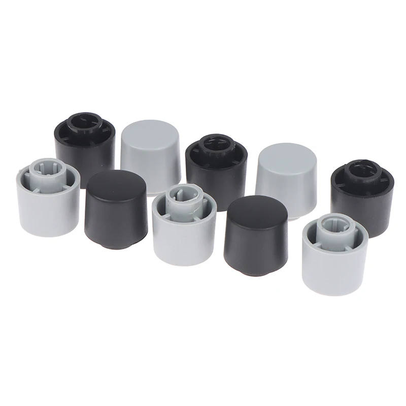 5Pcs Plastic Half Shaft Knob Diameter 15.8mm Height 17mm Potentiometer Encoder Knob D-Shaped Inner Hole