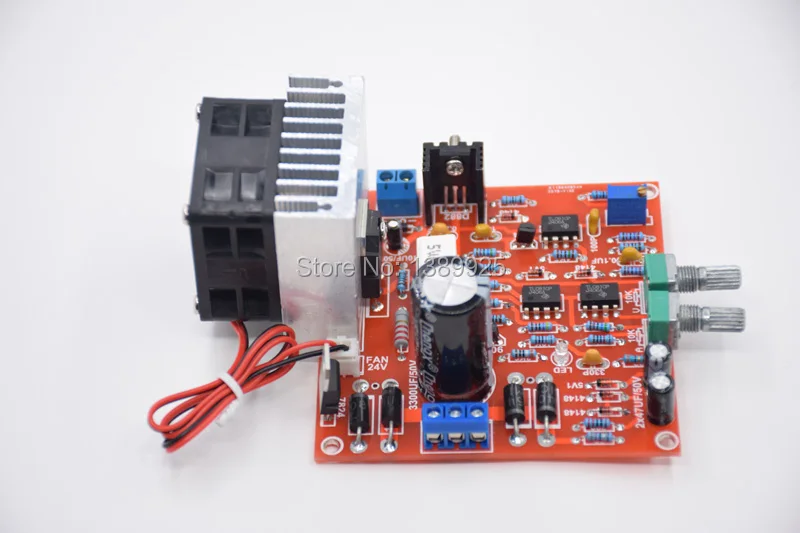 3in1 0-30V 2mA-3A DC Regulated Power Supply DIY Kit + Radiator Aluminum Heatsink+Cooling Fan