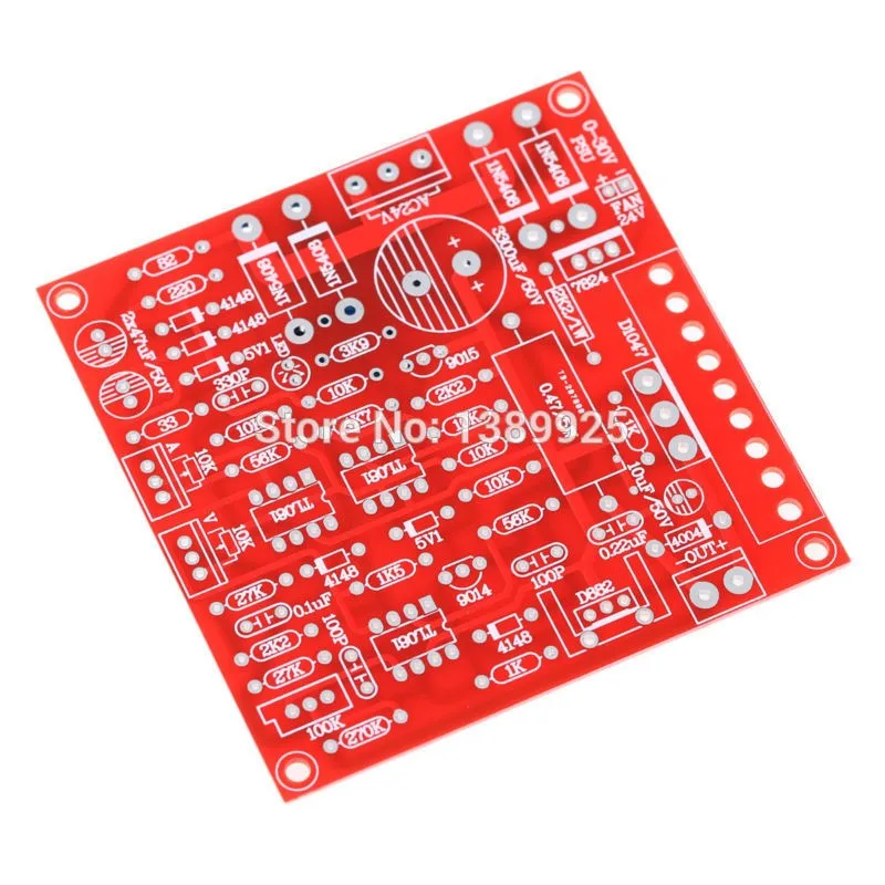 3in1 0-30V 2mA-3A DC Regulated Power Supply DIY Kit + Radiator Aluminum Heatsink+Cooling Fan