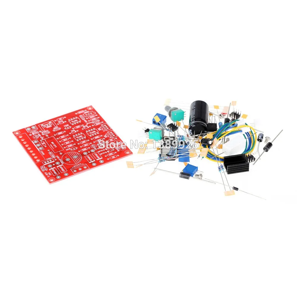 3in1 0-30V 2mA-3A DC Regulated Power Supply DIY Kit + Radiator Aluminum Heatsink+Cooling Fan