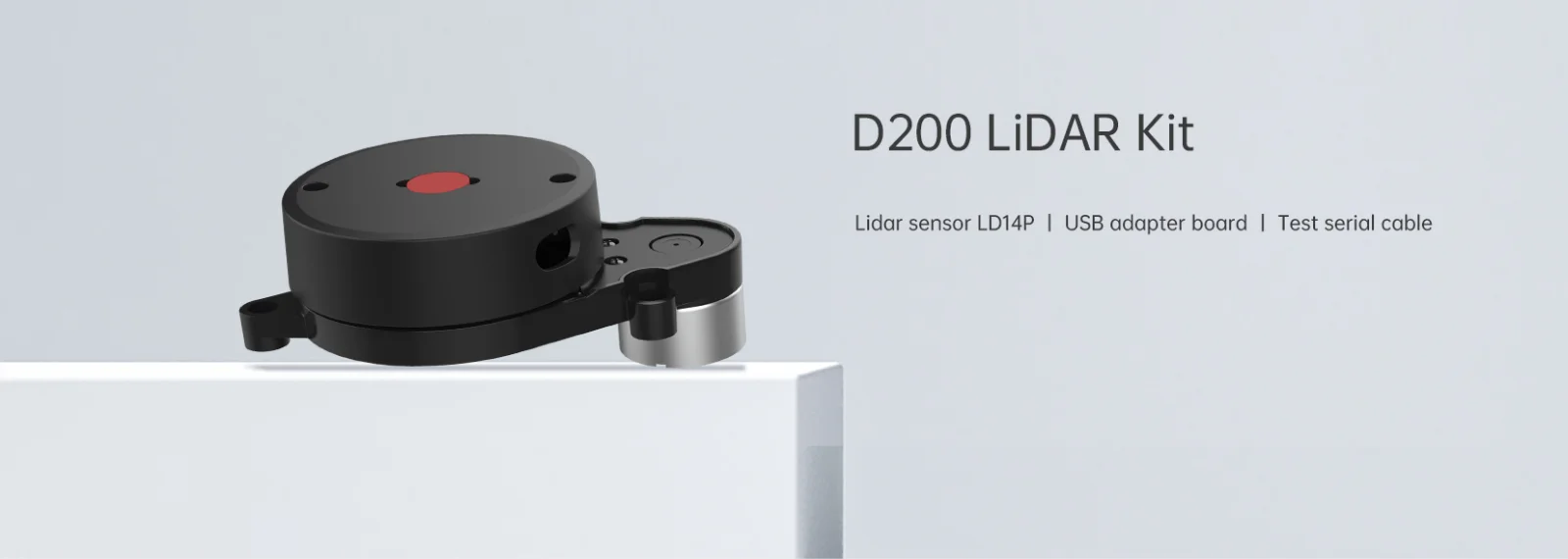 Distance measuring scanner LDROBOT factory  Multiple series Lidar sensor LD14P=D200 Kit，D500 lidar kit ,D800 lidar kit etc.
