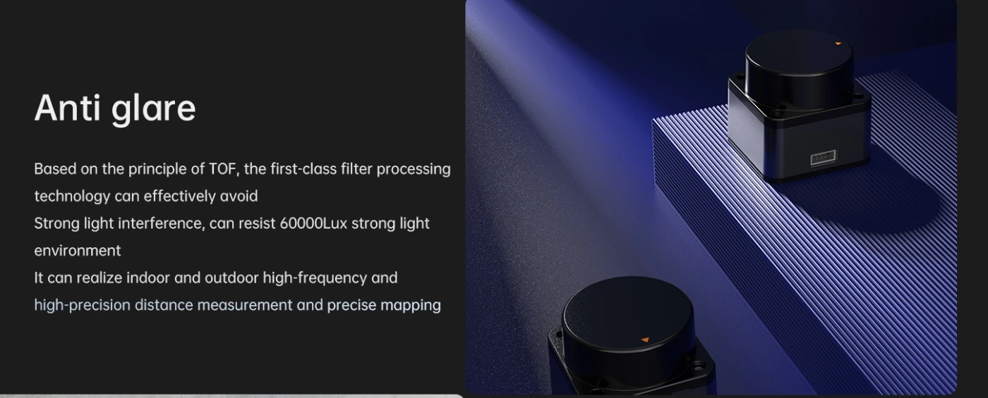 Distance measuring scanner LDROBOT factory  Multiple series Lidar sensor LD14P=D200 Kit，D500 lidar kit ,D800 lidar kit etc.